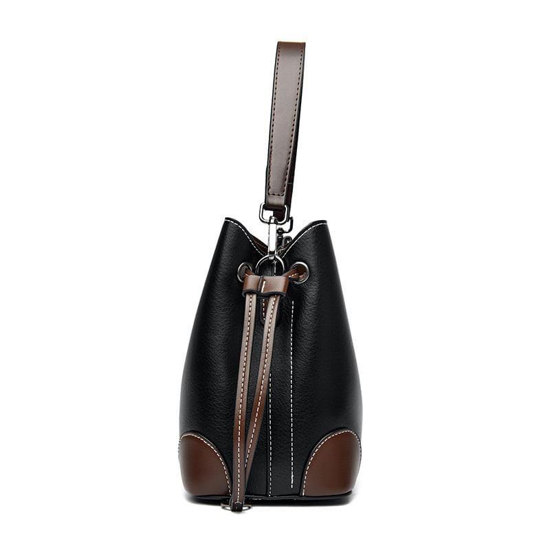 Faux Leather Bucket Bag Product Image