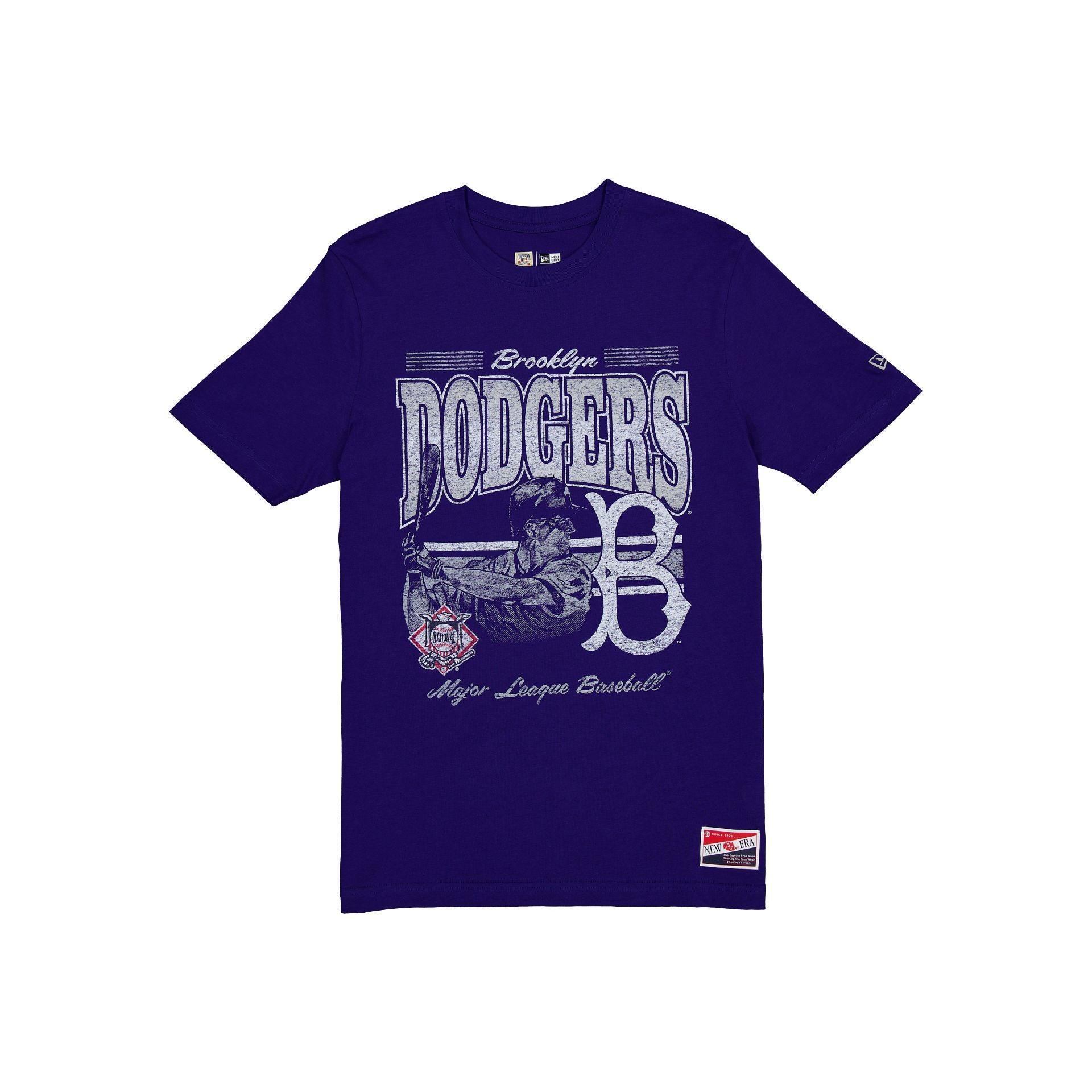 Brooklyn Dodgers Throwback Distress T-Shirt Male Product Image