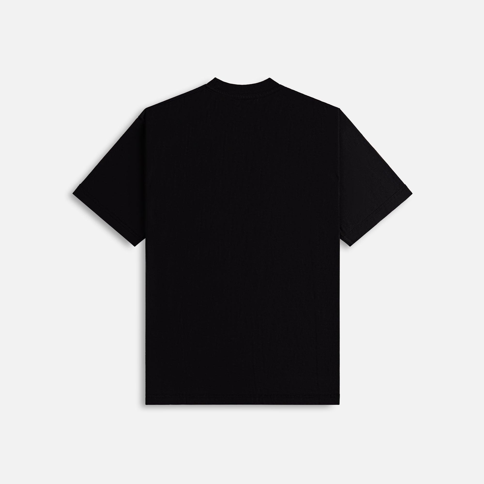 John Elliott Reverse Cropped Tee - Black Male Product Image