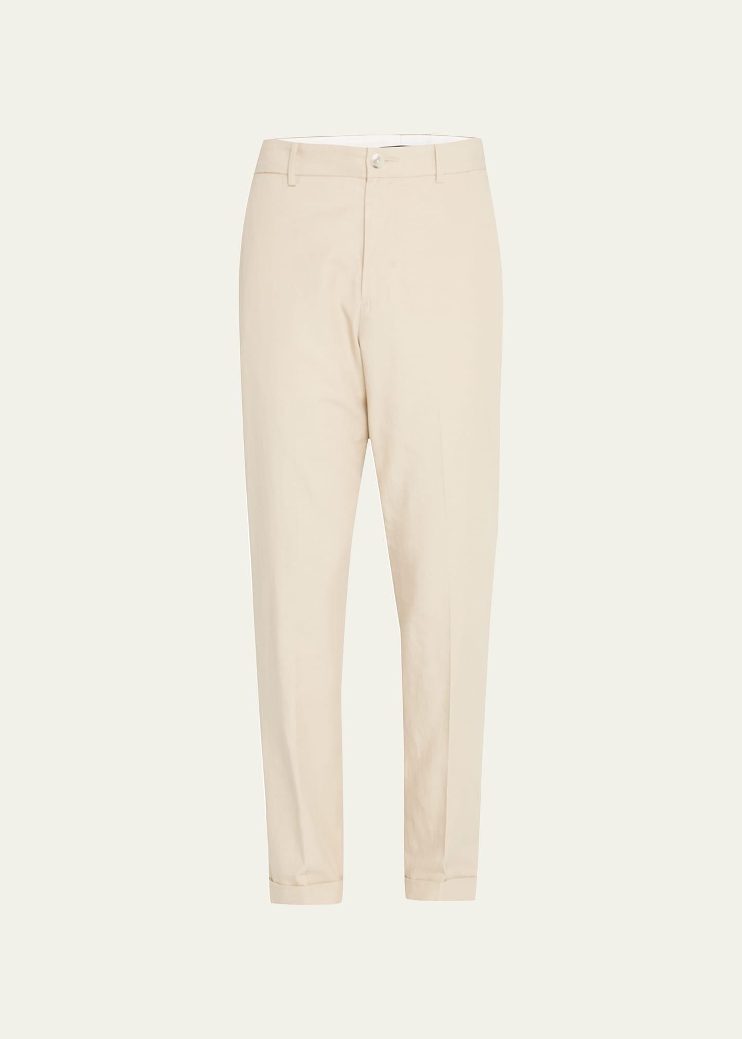 Mens Tapered Cuffed Trousers Product Image