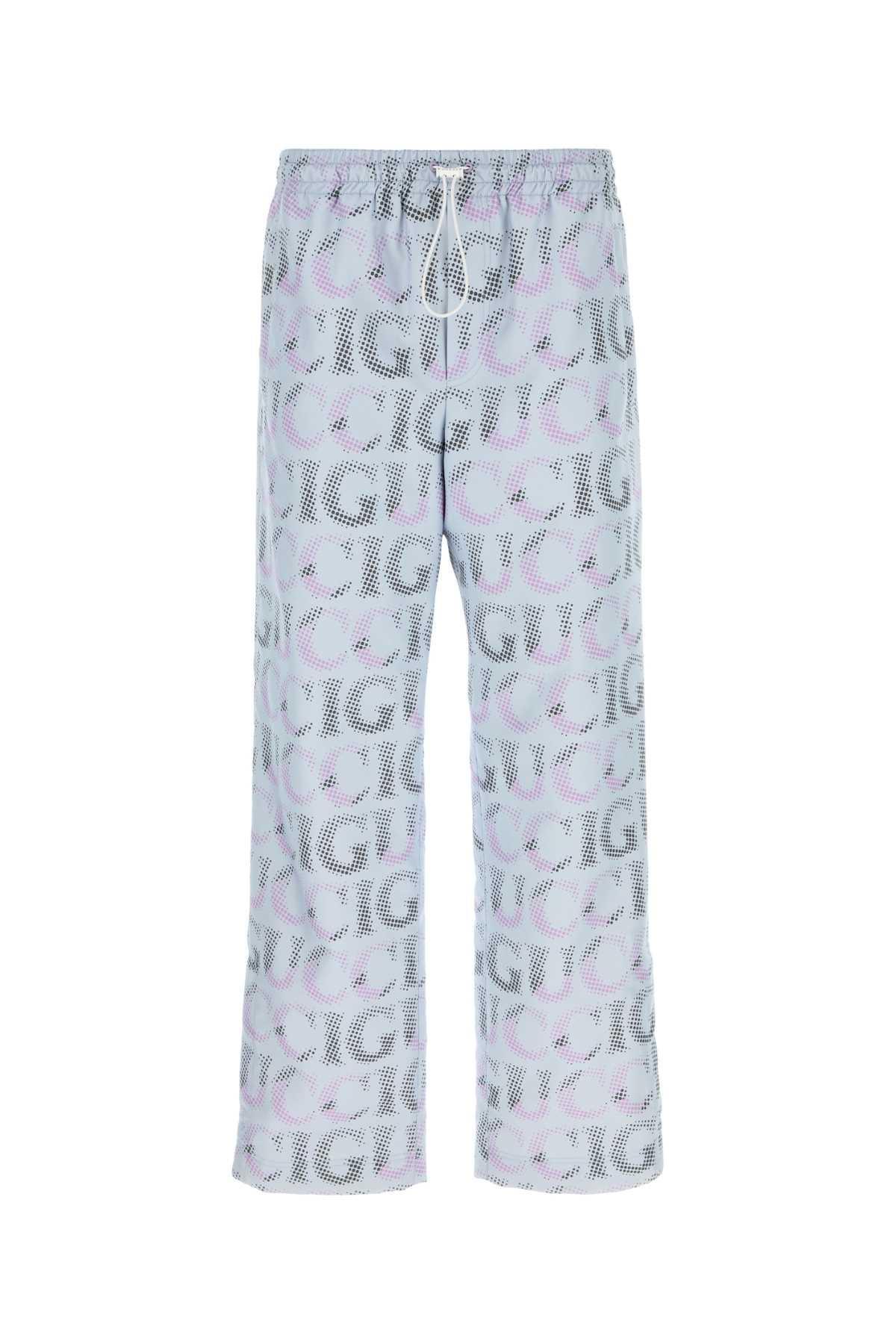 GUCCI Printed Polyester Pant In Multicolor Product Image