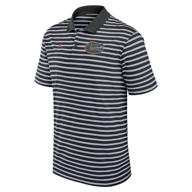 Men's Florida Gators Primetime Victory Striped Jordan Dri-FIT College Polo Product Image