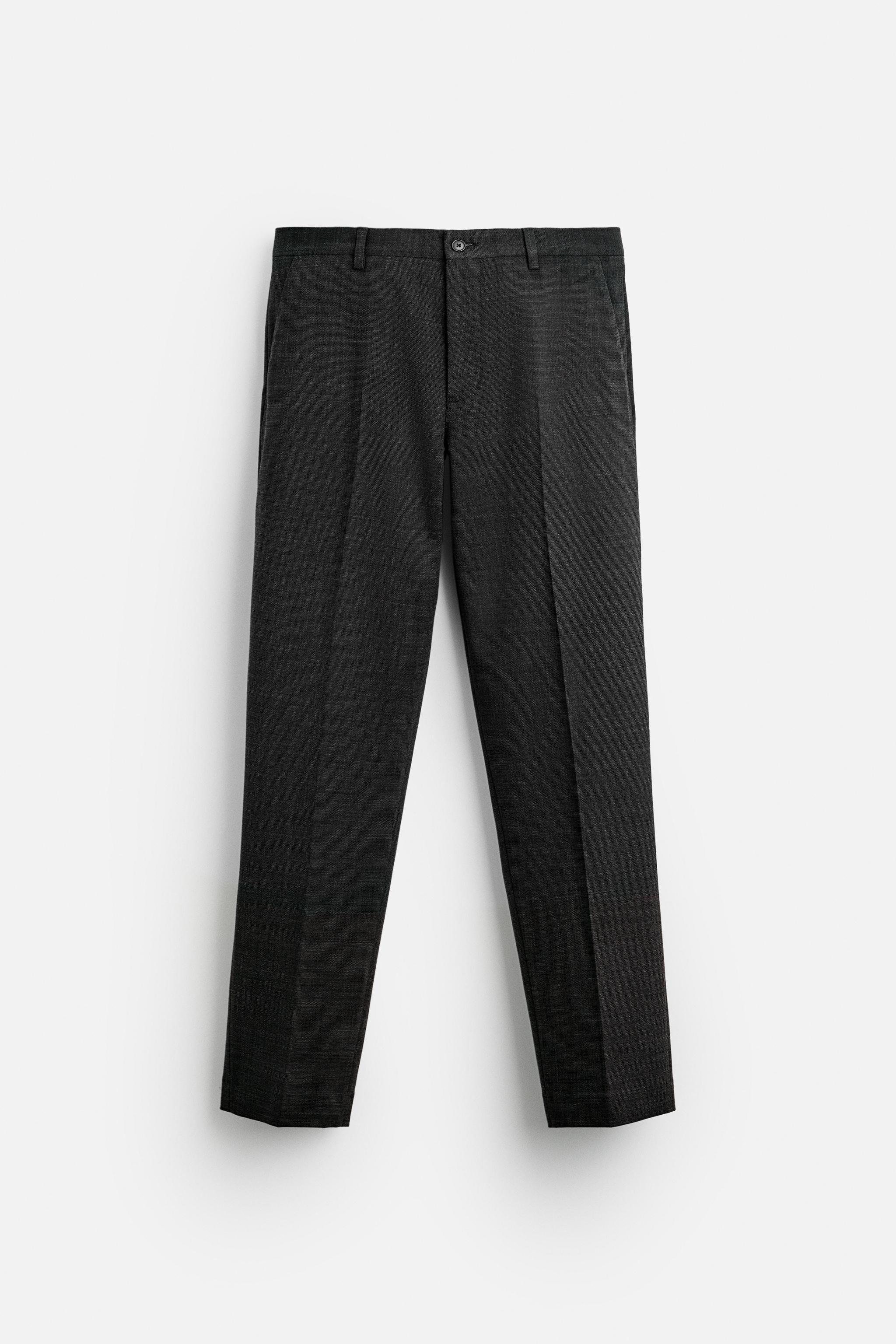 TEXTURED SUIT PANTS Product Image