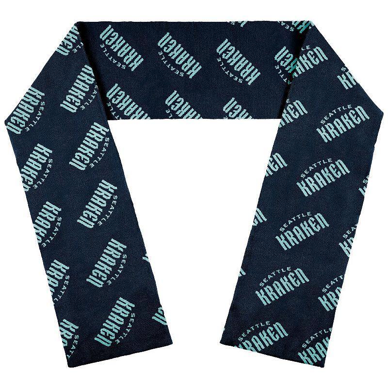 WEAR by Erin Andrews Seattle Kraken Team Wordmark Scarf Product Image