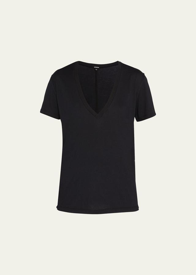 V-Neck Short-Sleeve Relaxed Tee Product Image