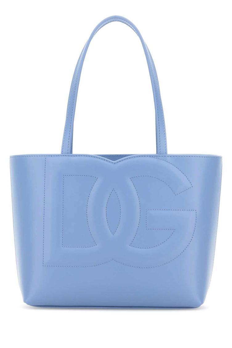 Light Blue Dg Logo Small Tote Bag Product Image