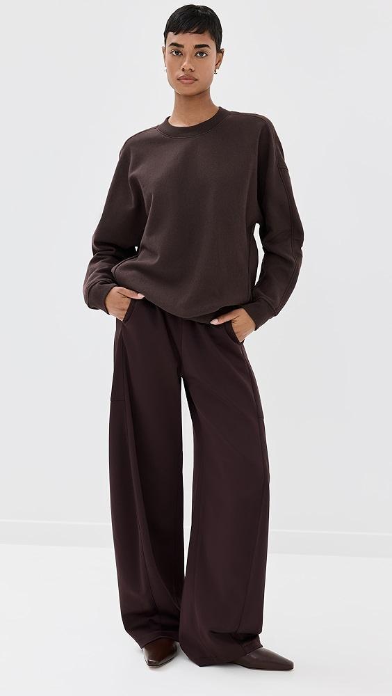 Tibi Cocoon Crew Neck Sweatshirt | Shopbop Product Image