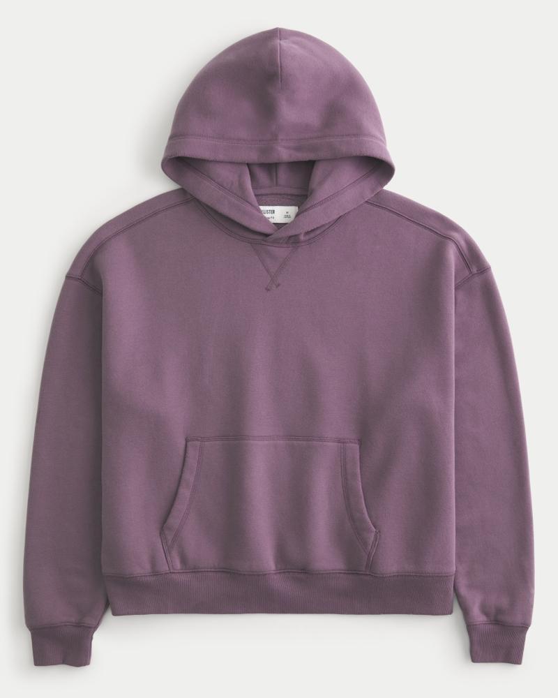 Boxy Crop Hoodie Product Image