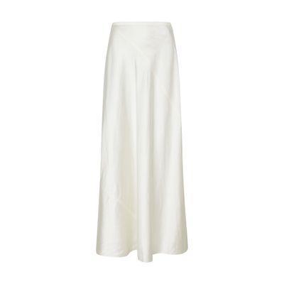 Harmony Long Skirt In White Product Image