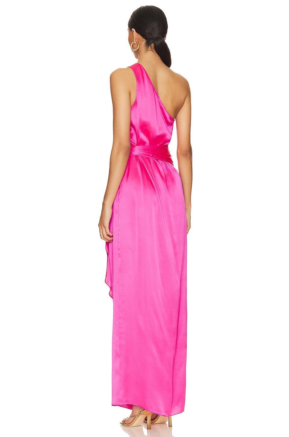 x REVOLVE Delmar Gown In Cerise Amanda Uprichard Product Image