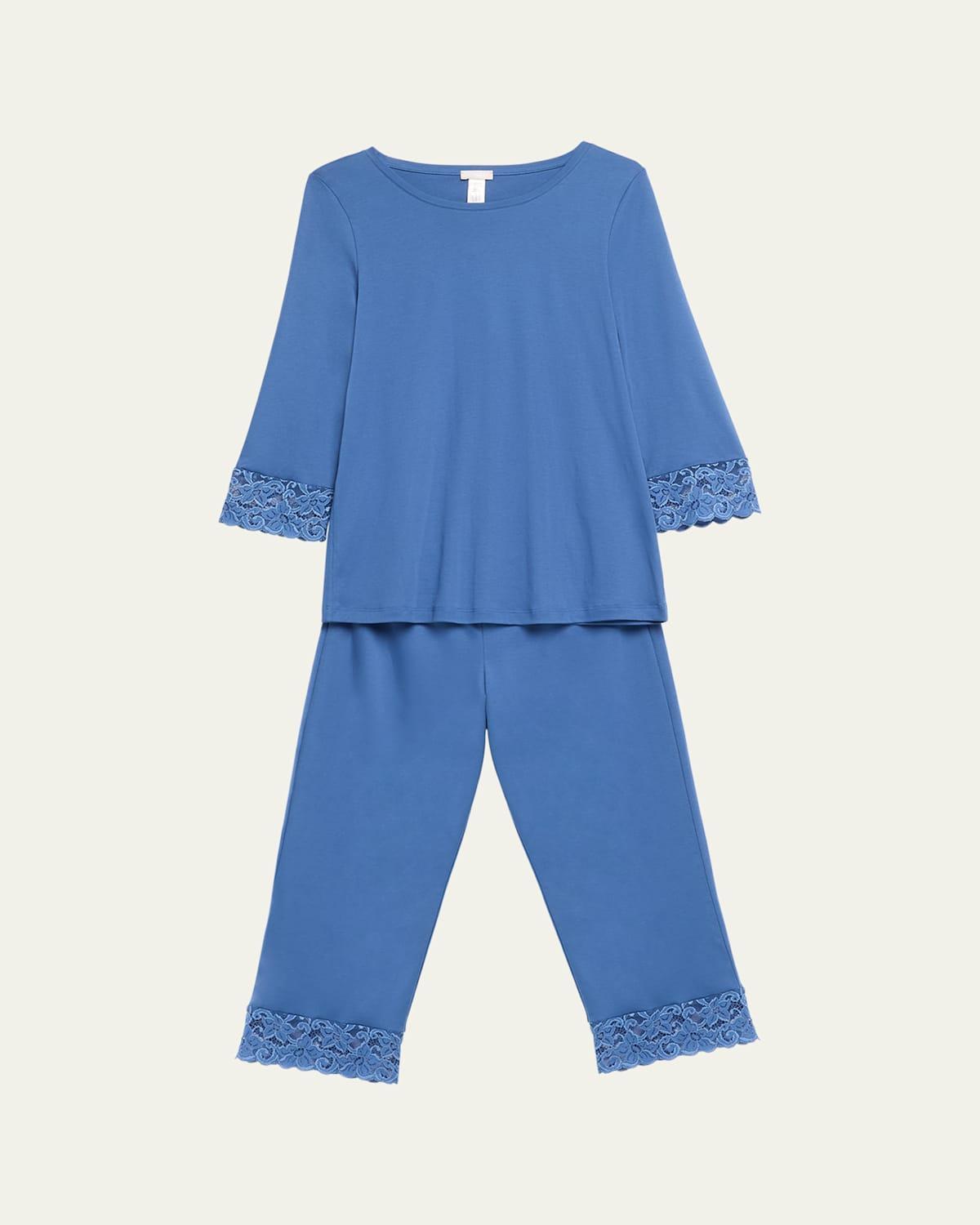 Hanro Moments Crop Pajama Set Women's Pajama Sets Product Image