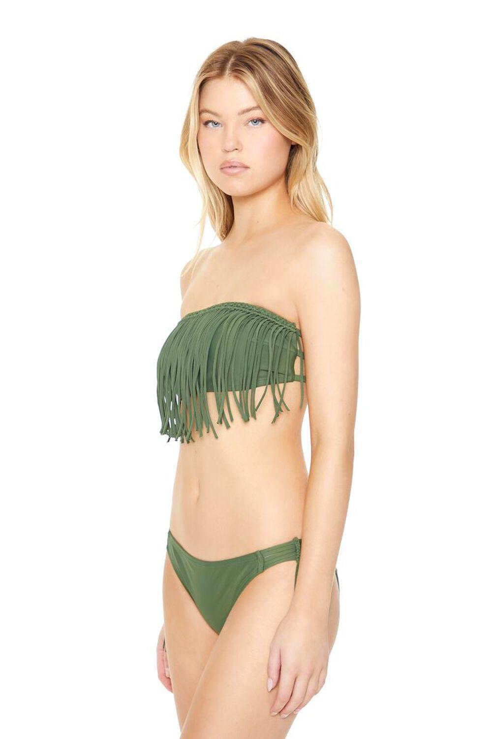 Fringe Bandeau Bikini Top | Forever 21 Product Image