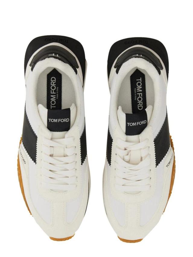 James Sneaker. In White Black Product Image