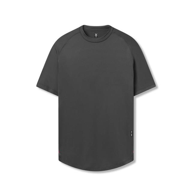 0660. AeroSilver® Established Tee- Space Grey Product Image