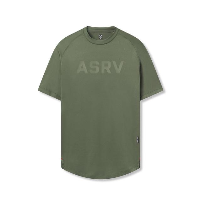 0660. AeroSilver® Established Tee - Olive "ASRV" Product Image