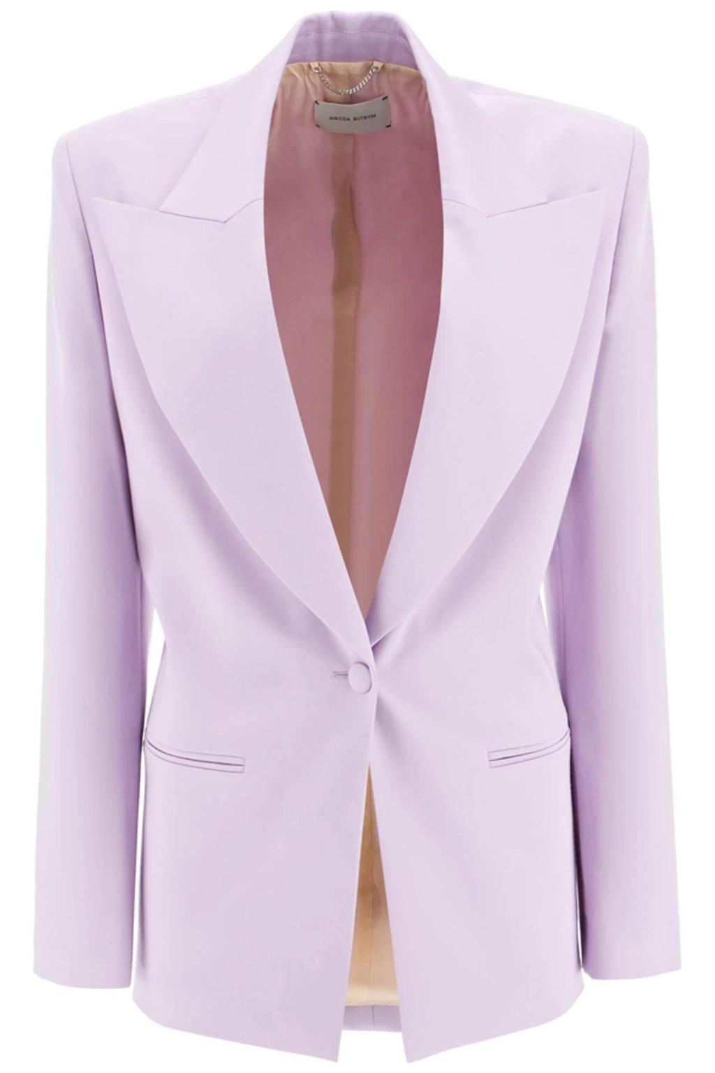 MAGDA BUTRYM Blazer Jacket In Purple Product Image