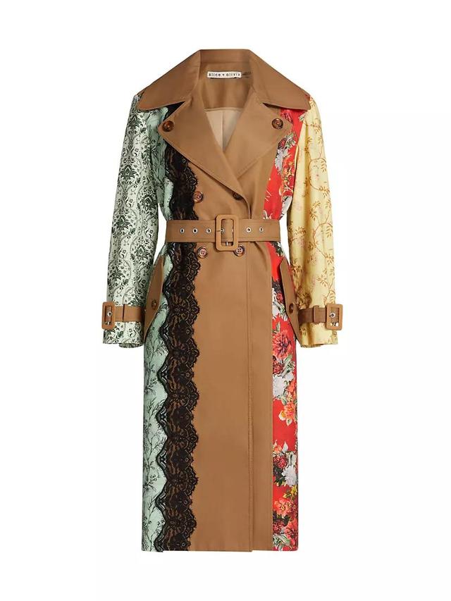 Keith Paneled Trench Coat Product Image