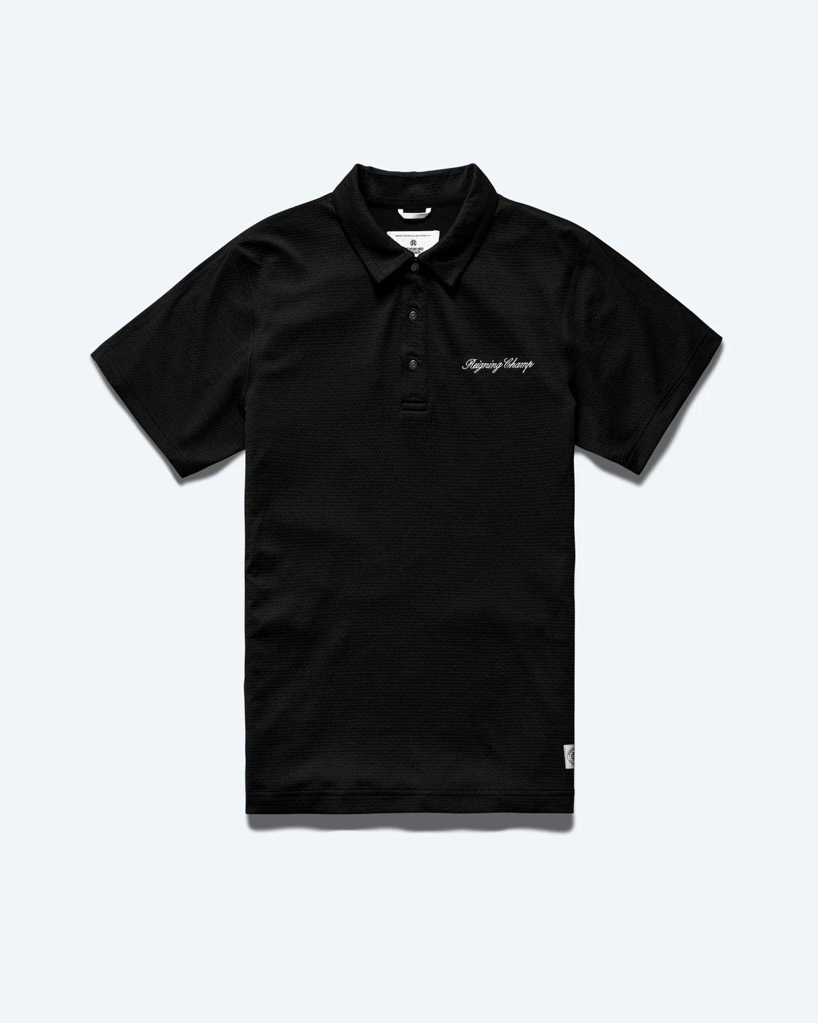 Solotex Mesh Script Polo Male Product Image