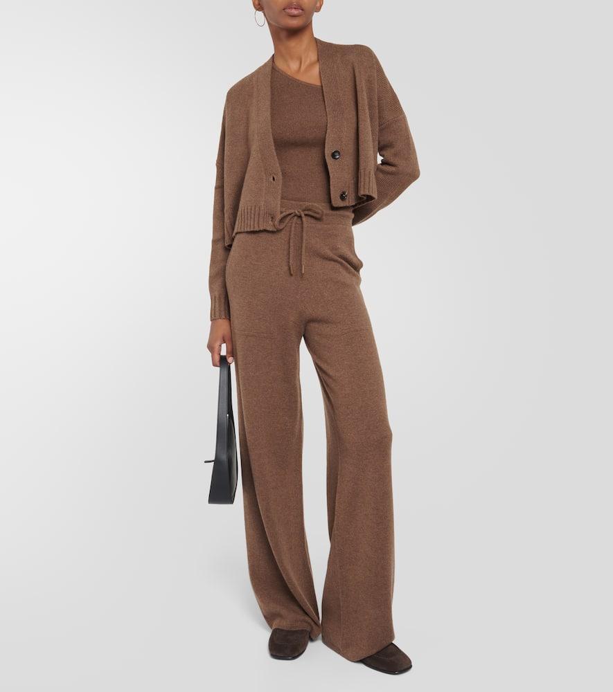 MAX MARA Vetro One-shoulder Wool And Cashmere Top In Brown Product Image