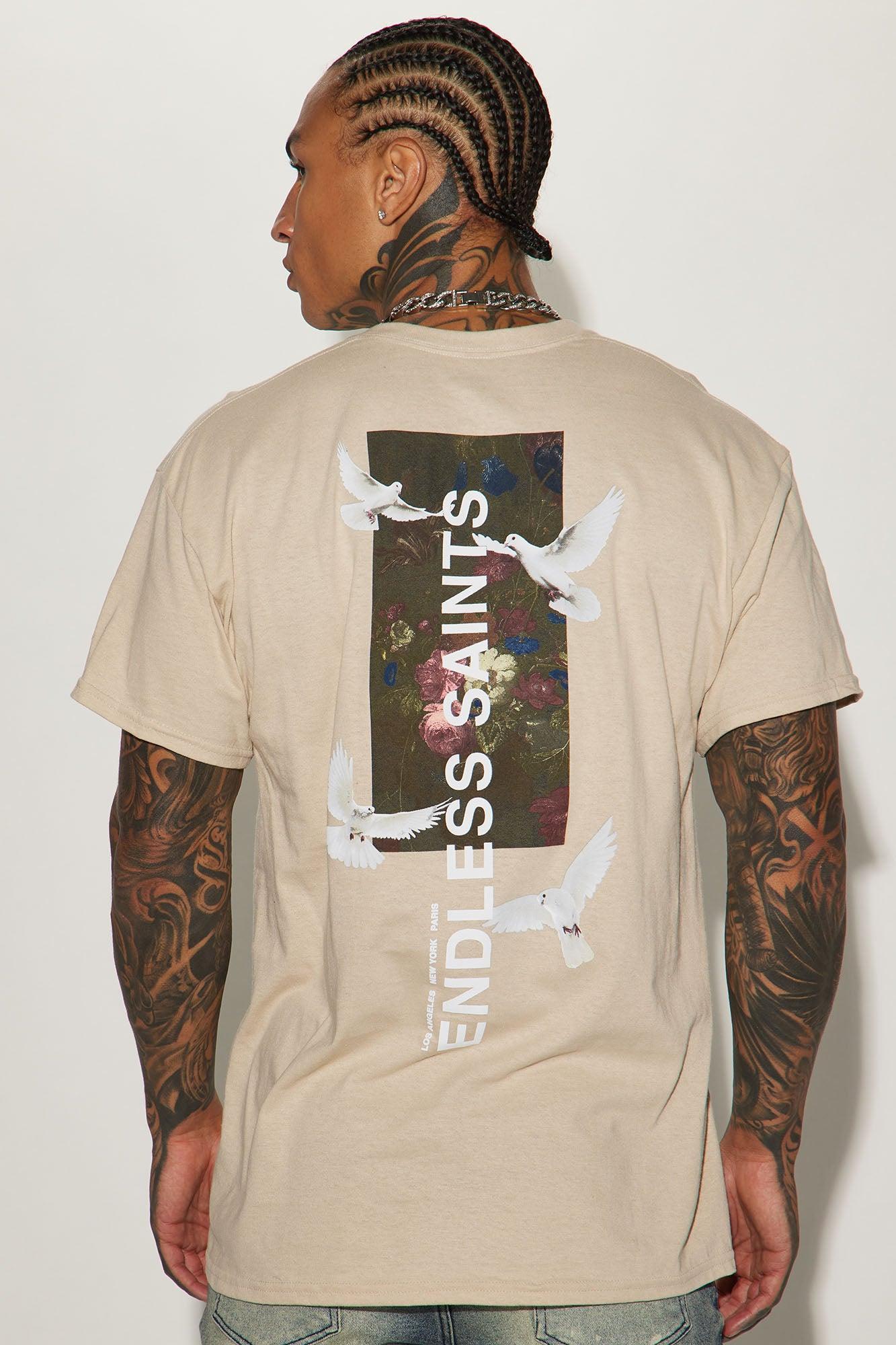 Endless Saints Short Sleeve Tee - Sand Product Image