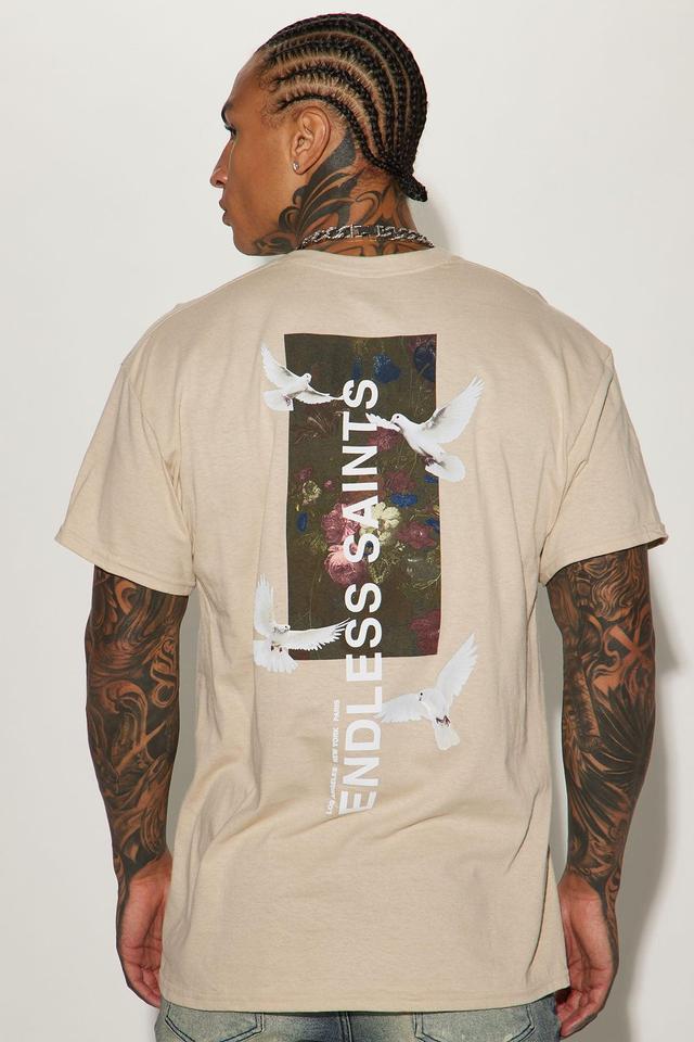 Endless Saints Short Sleeve Tee - Sand Product Image