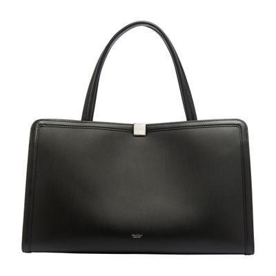 Leather Tote Bag In Black Product Image