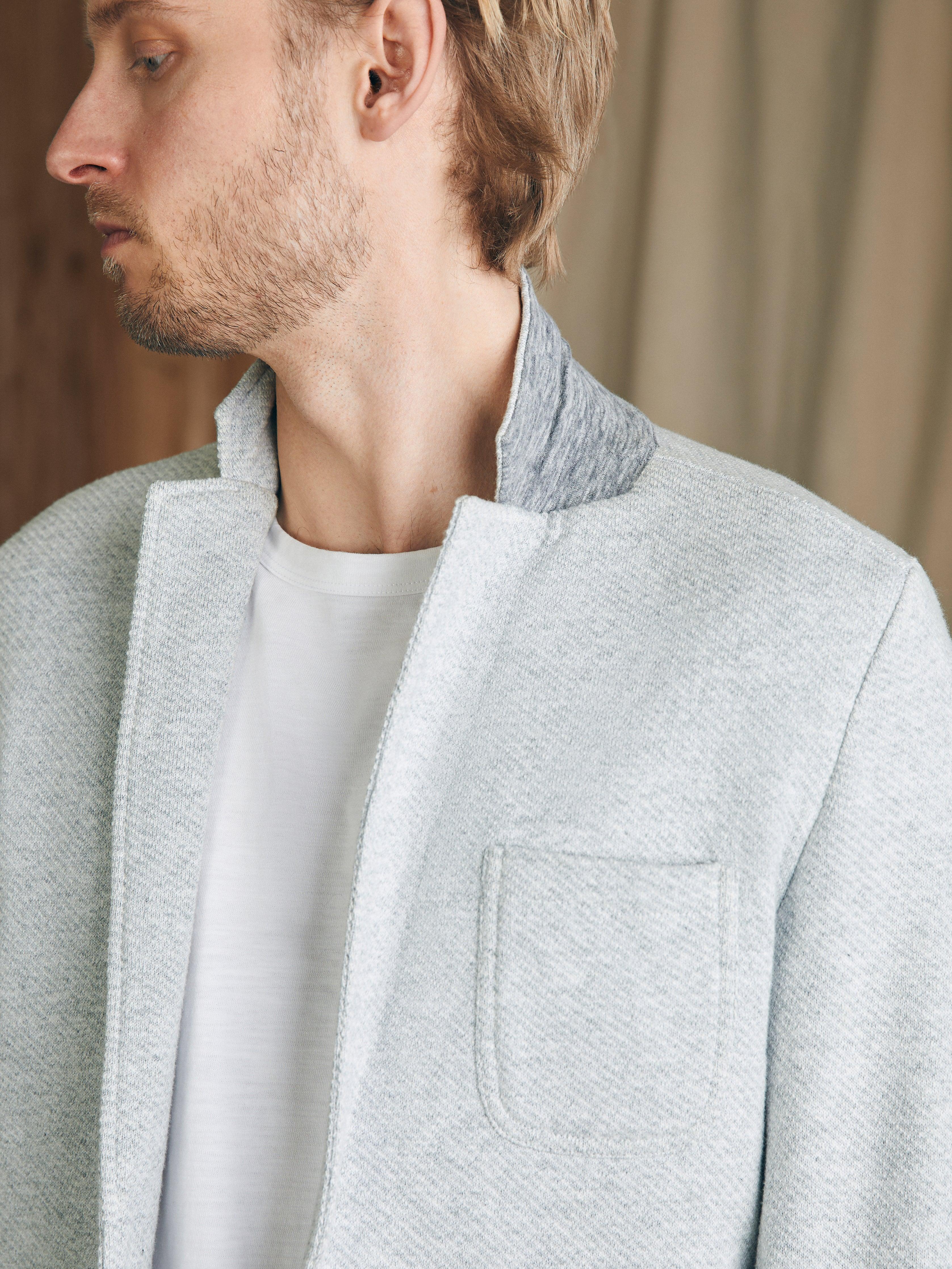 Inlet Knit Blazer - Heather Grey Male Product Image