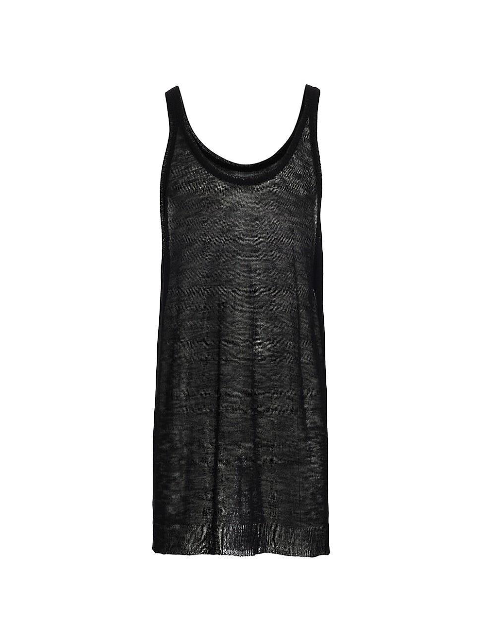 Mens Loose Knit Tank Top Product Image