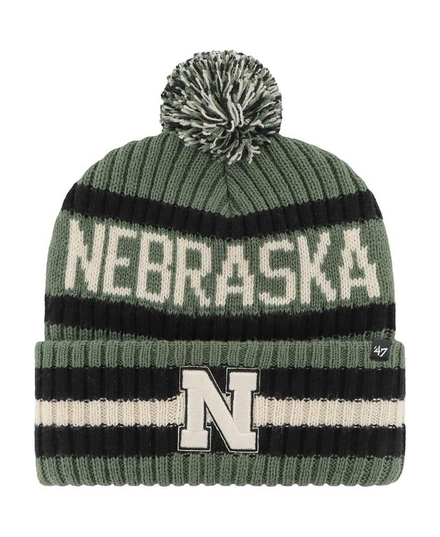 Mens 47 Nebraska Huskers OHT Military Appreciation Bering Cuffed Knit Hat with Pom Product Image