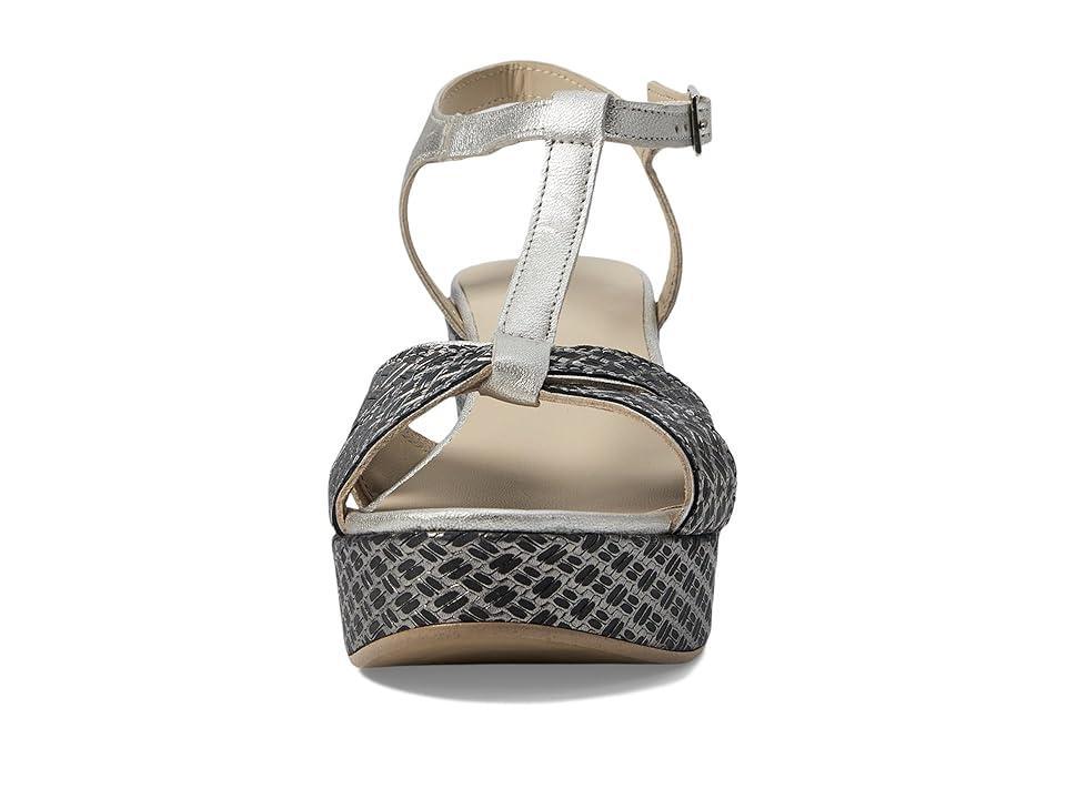 Eric Michael Valencia Silver) Women's Wedge Shoes Product Image