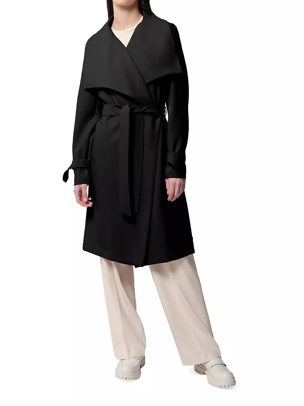 Womens Olivia Belted Trench Coat Product Image