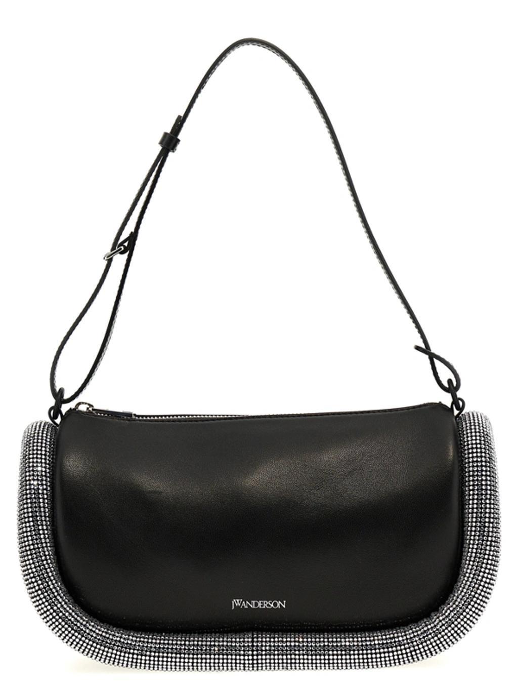 JW ANDERSON Crystal Bumper 15 Shoulder Bags Black Product Image