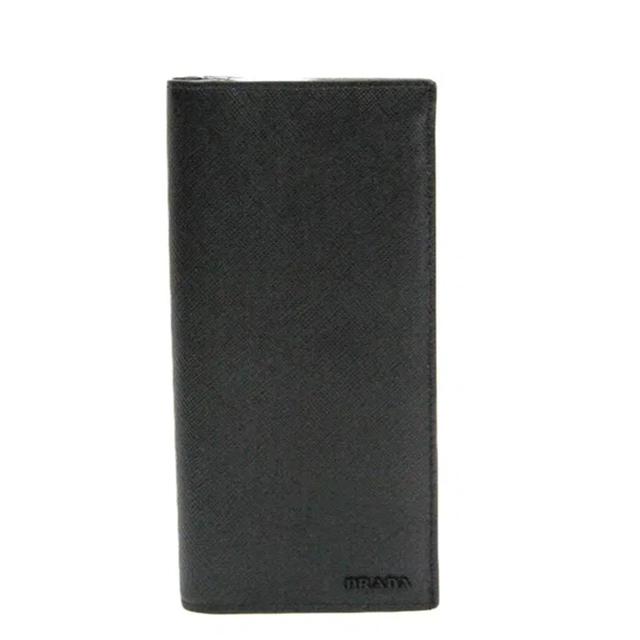 Saffiano Black Leather Wallet  () Product Image