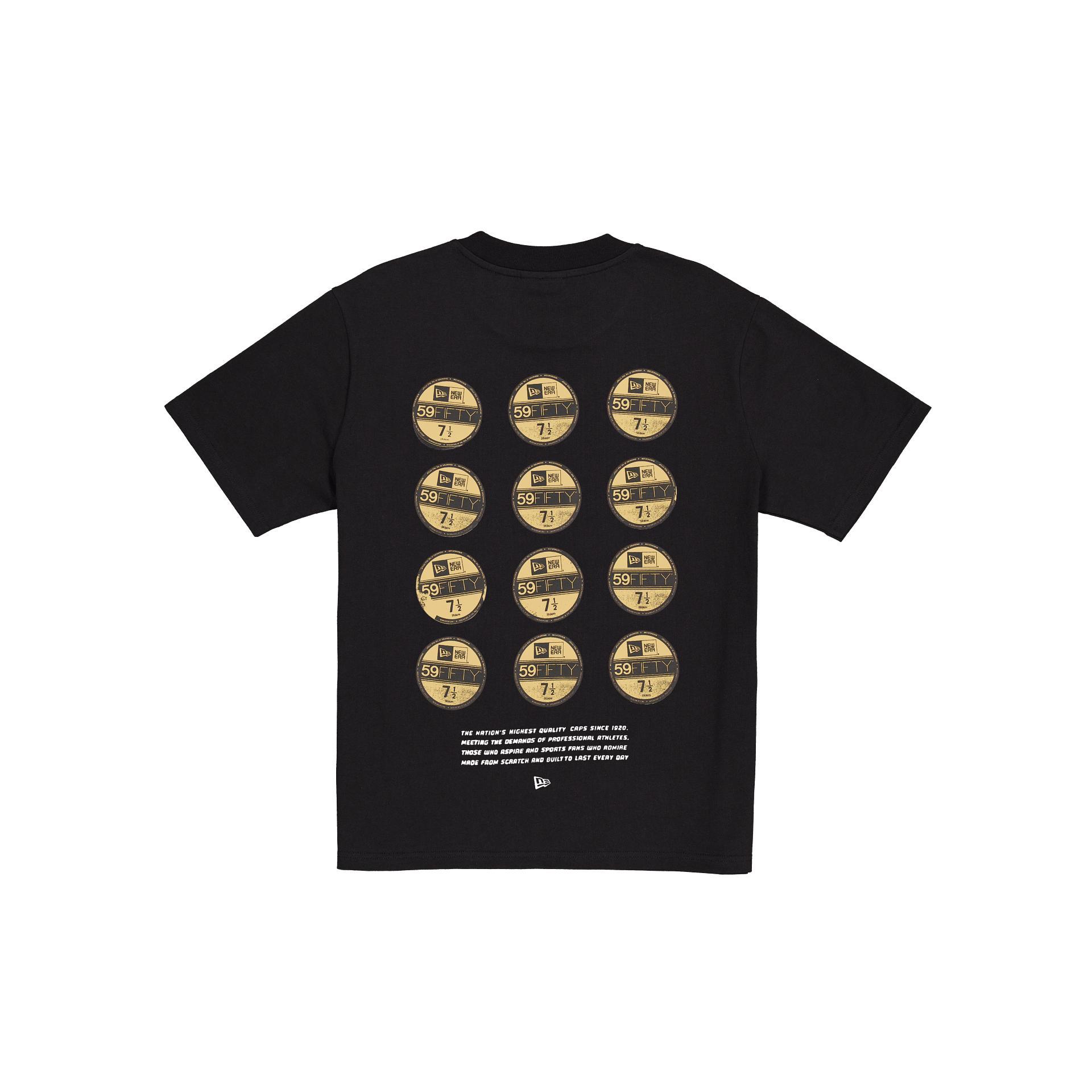 Brand New Era Medallion Graphic Black T-Shirt Male Product Image