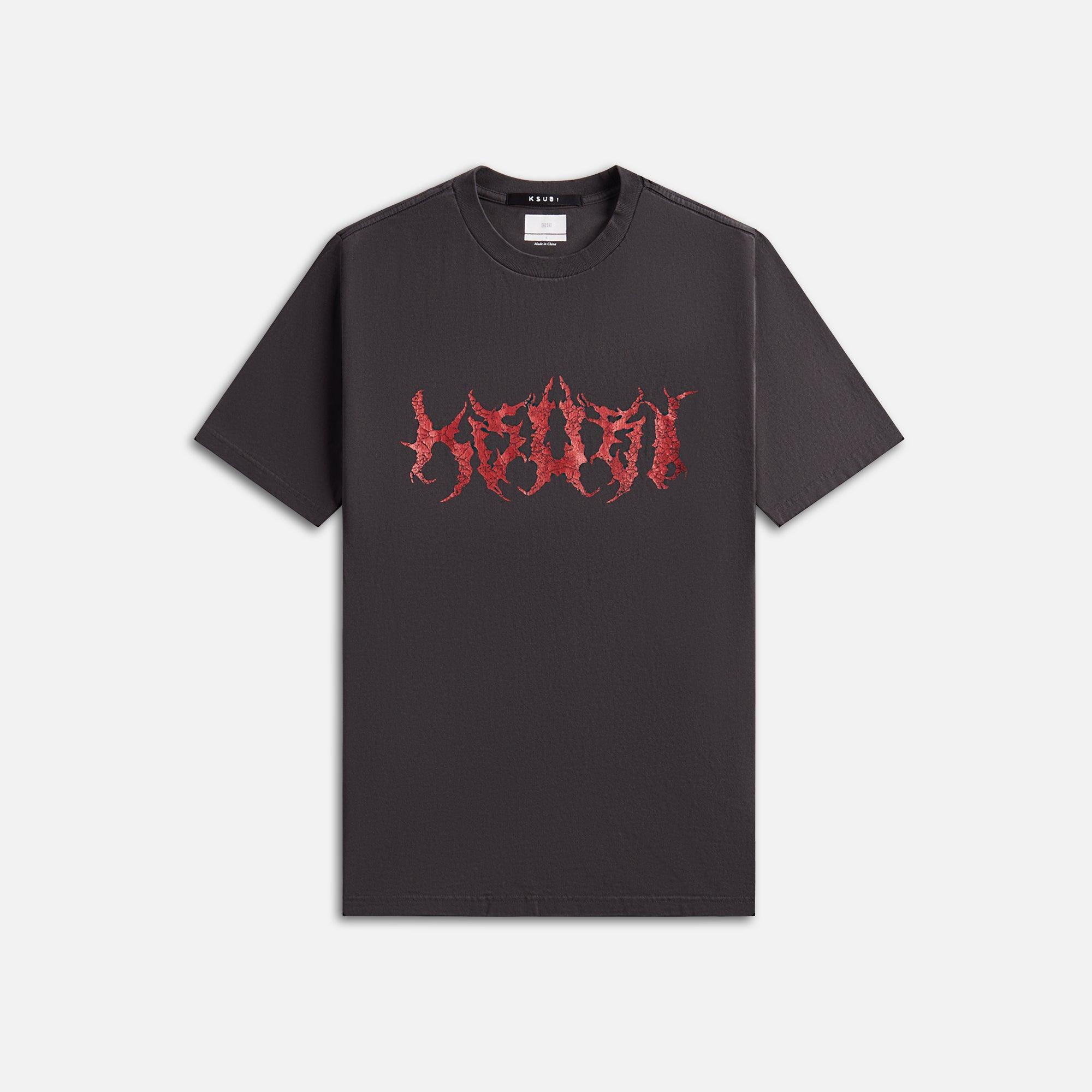 Ksubi Sabbath Kash Tee - Faded Black Male Product Image