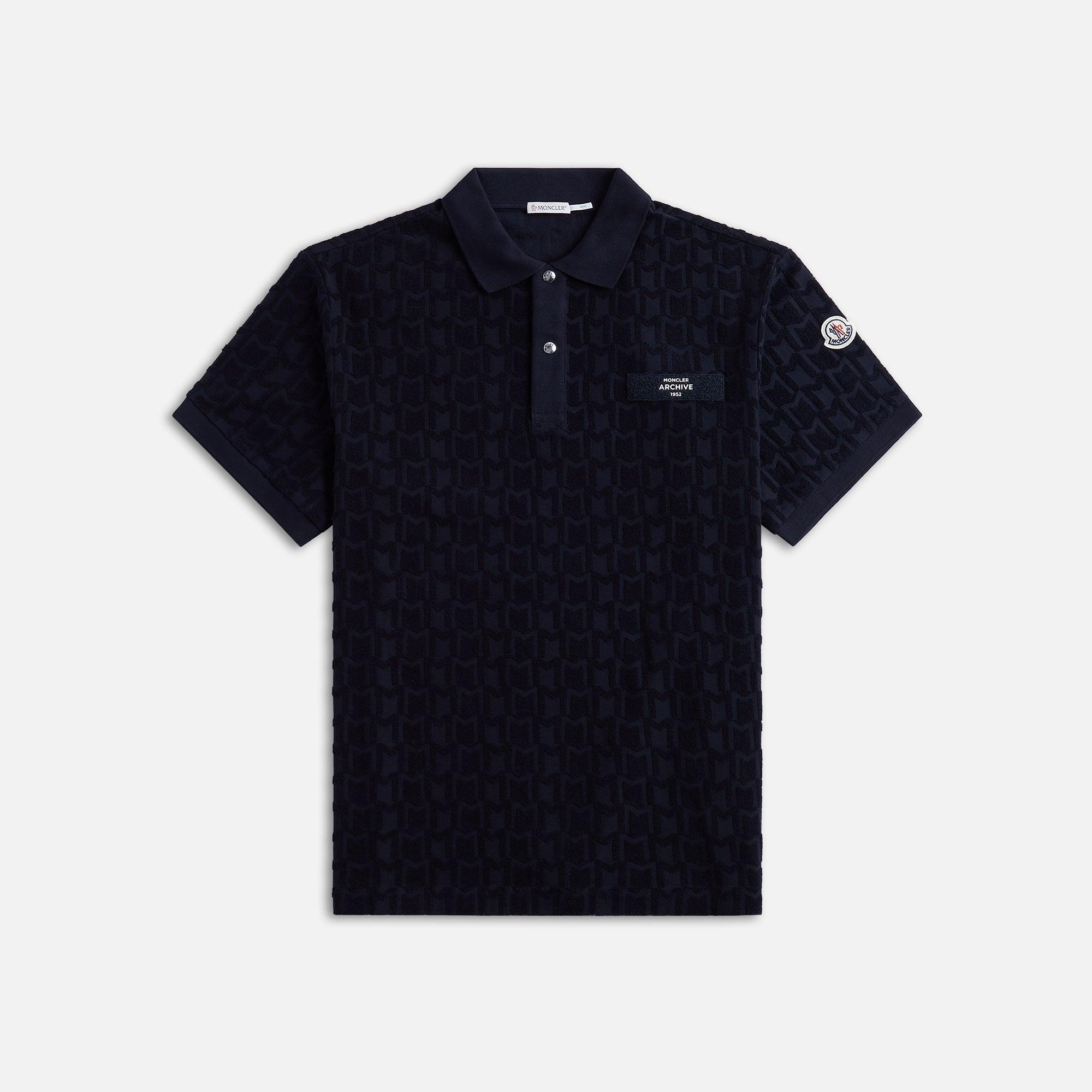 Moncler Polo - Night Blue Male Product Image