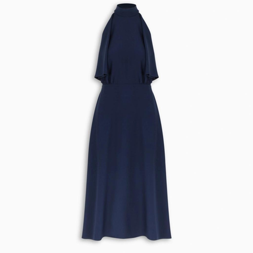 Blue Sleeveless Midi Dress Product Image