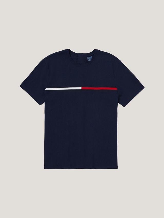 Tommy Hilfiger Men's Seated Fit Signature Stripe T-Shirt Product Image