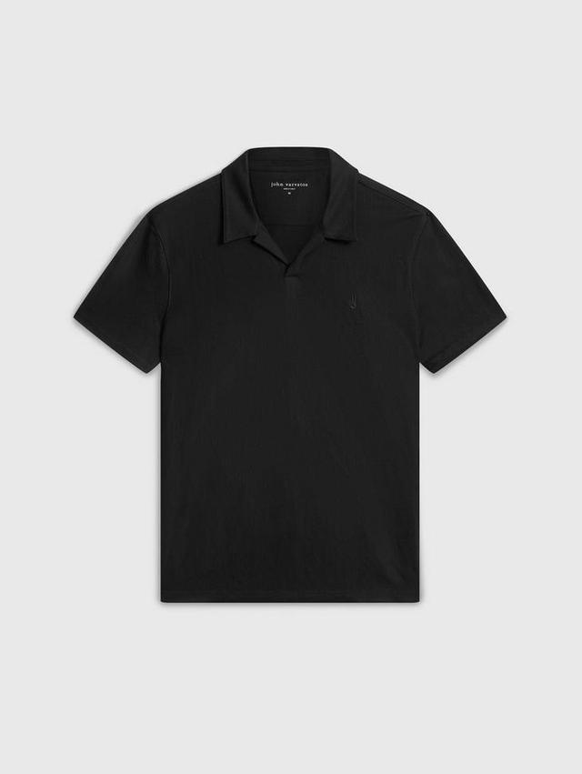 John Varvatos Short Sleeve Pique Polo Male Product Image