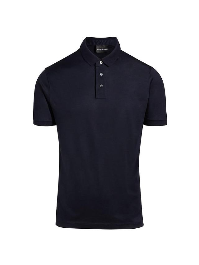 Men's Solid Polo Shirt Product Image