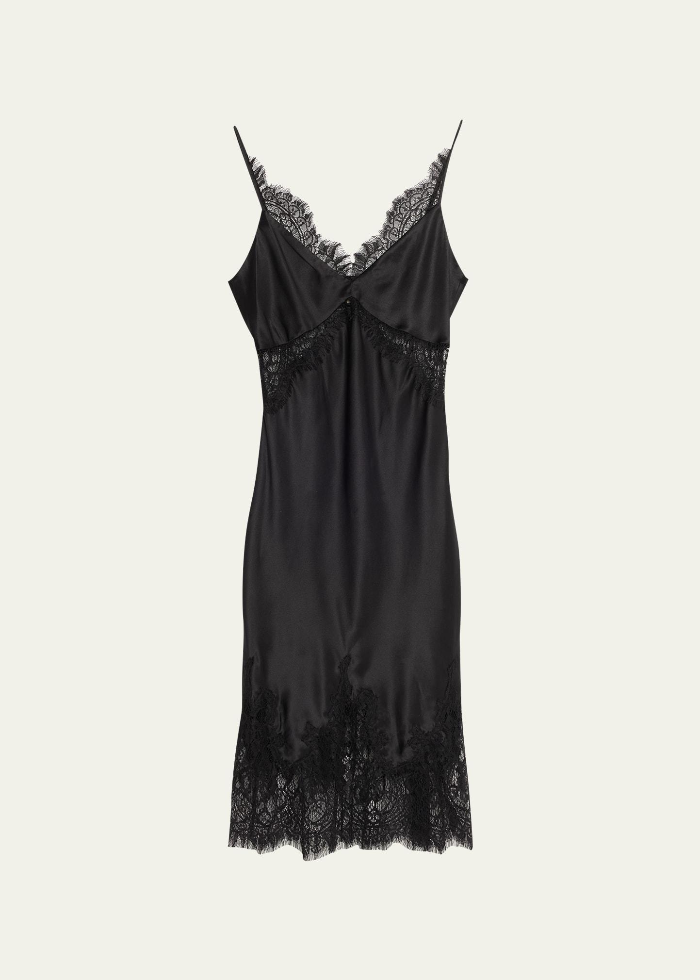 Womens Scotlyn Silk & Lace Slipdress Product Image