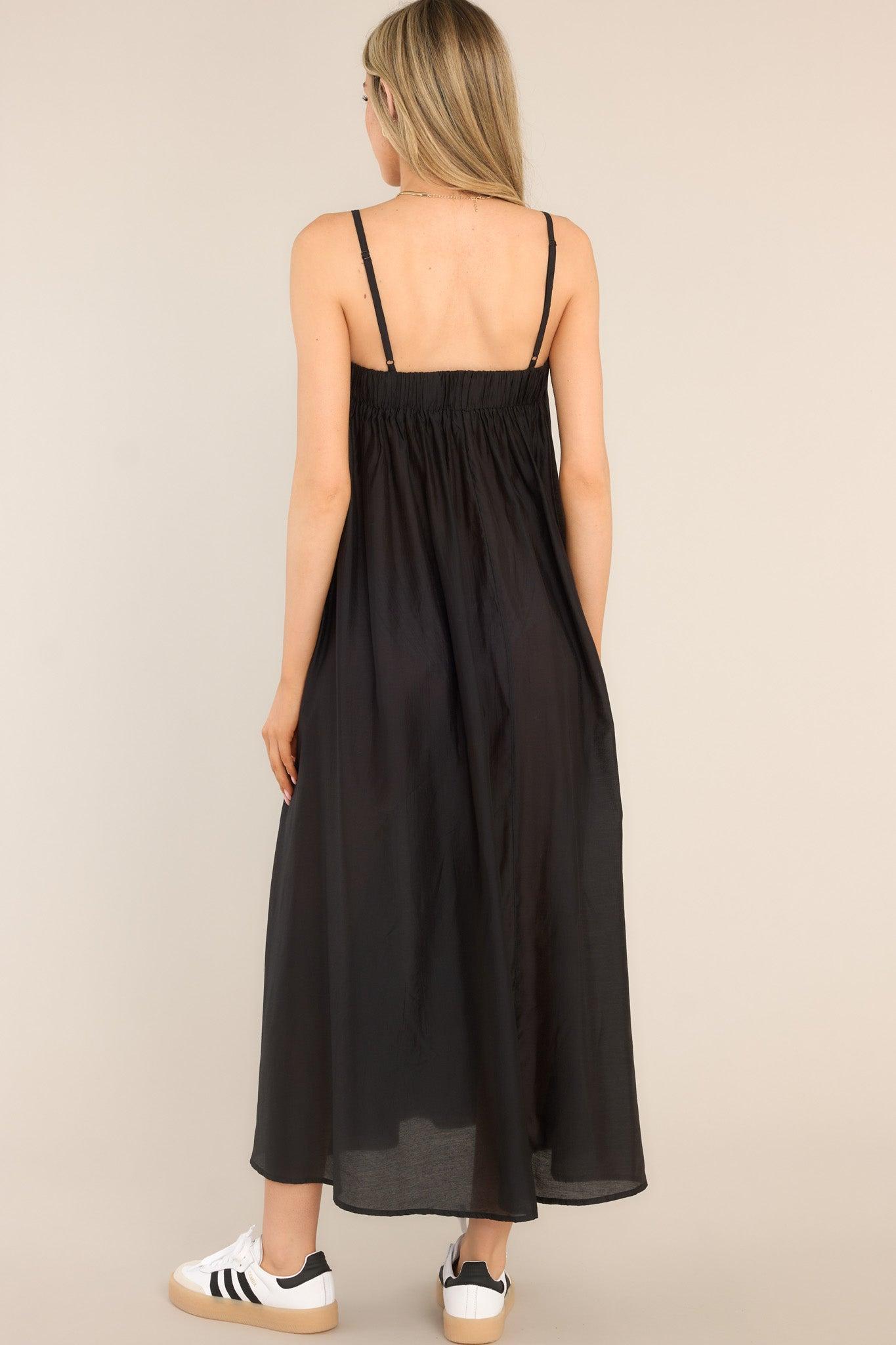 I Need Somebody Black Maxi Dress Product Image