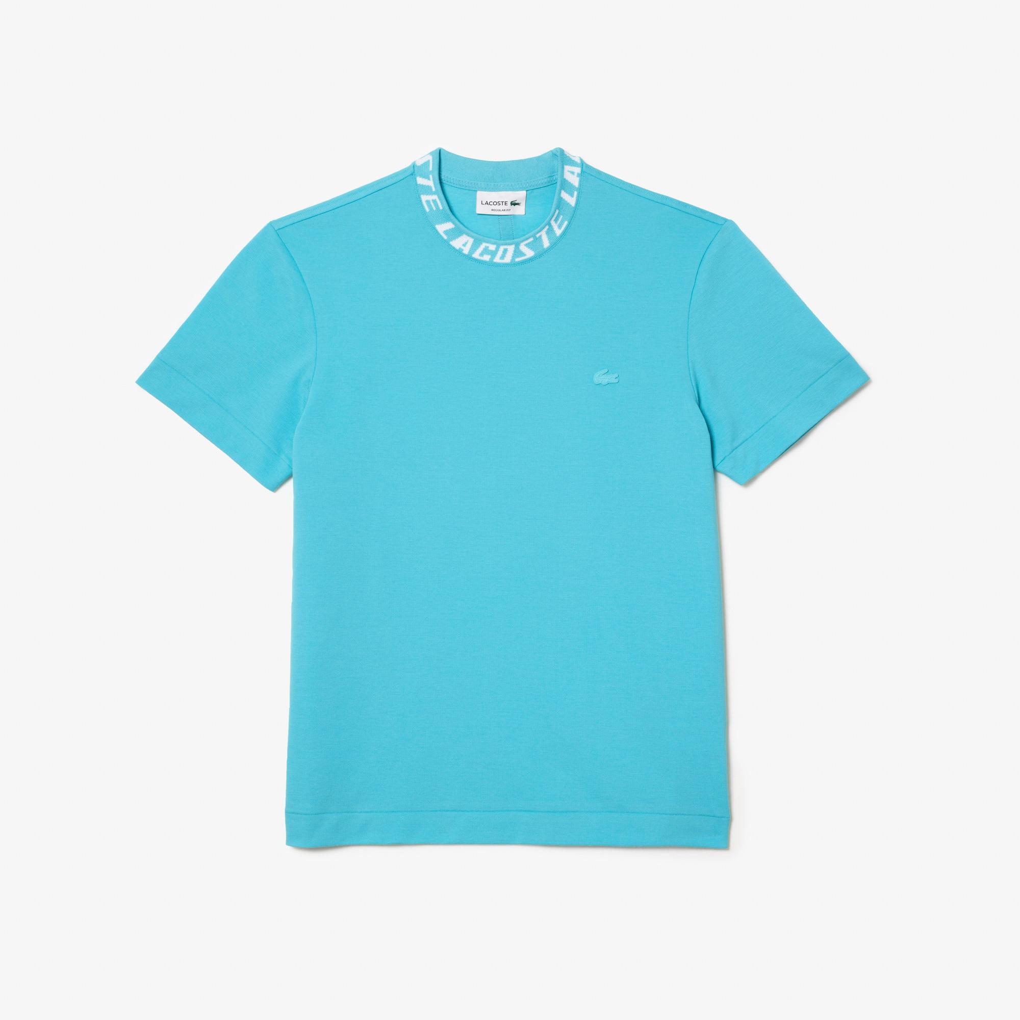 Men's Regular Fit Branded Collar T-Shirt Product Image