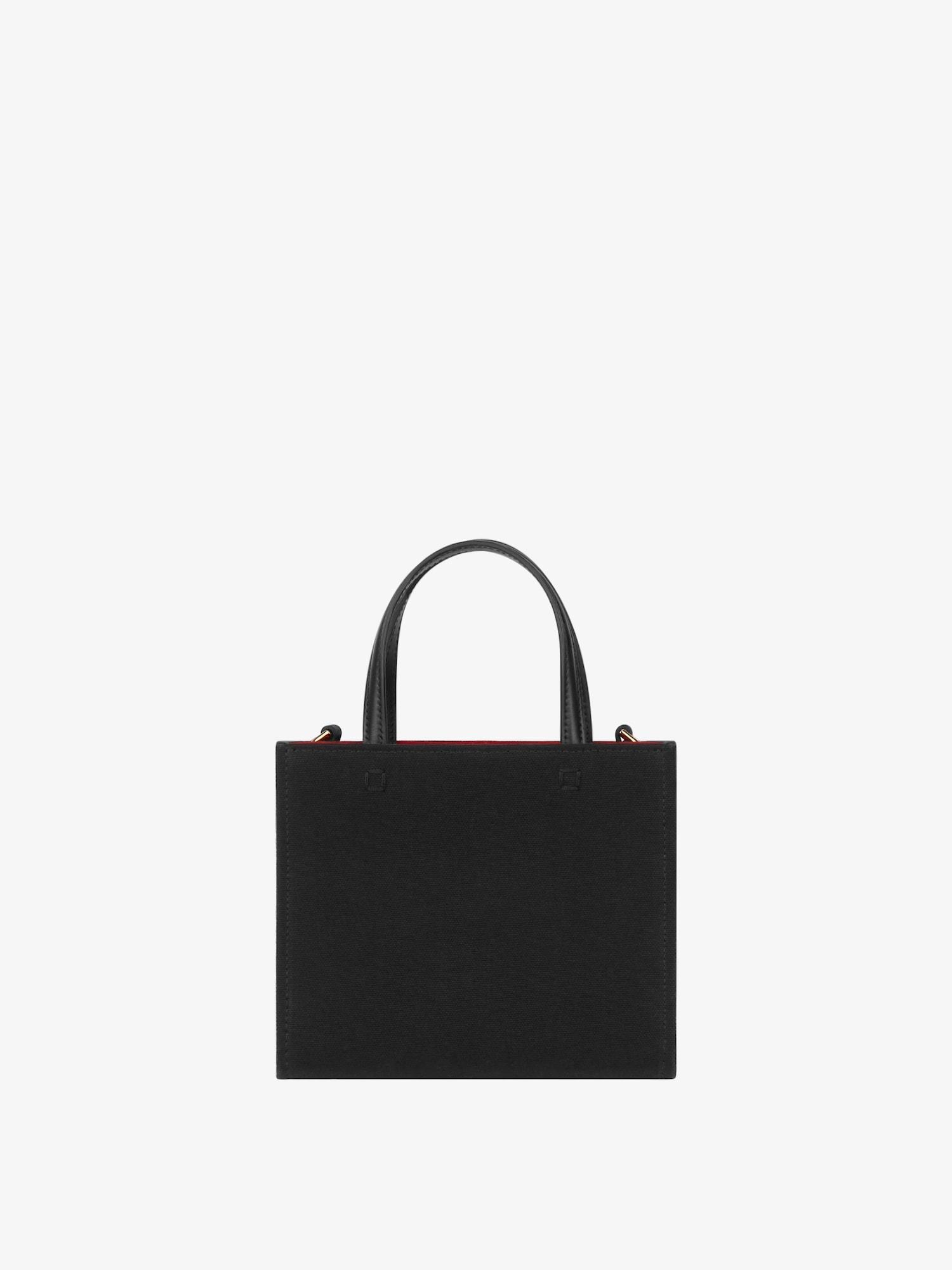 Mini G-Tote shopping bag in canvas Product Image