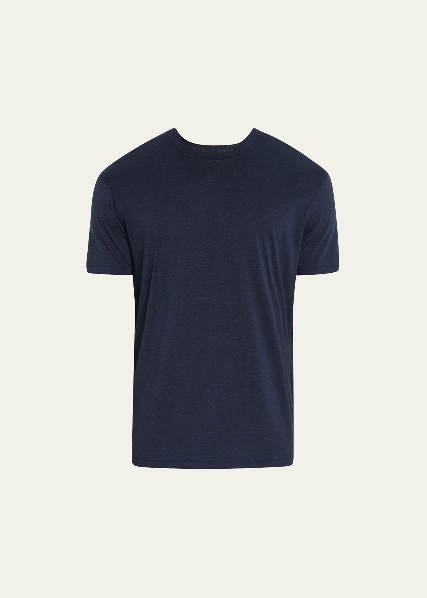 Mens Lyocell-Cotton Crewneck T-Shirt Product Image