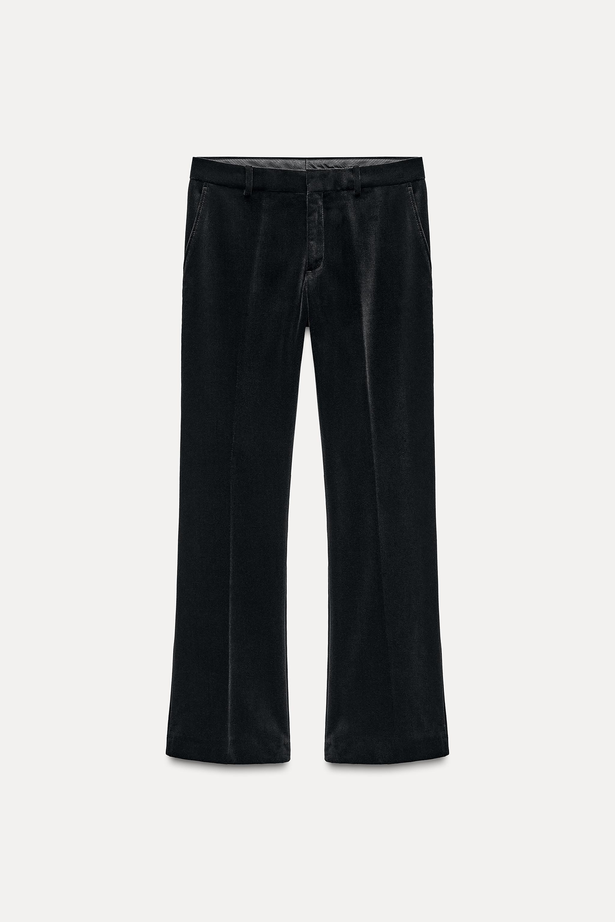 VELVET PANTS ZW COLLECTION Product Image