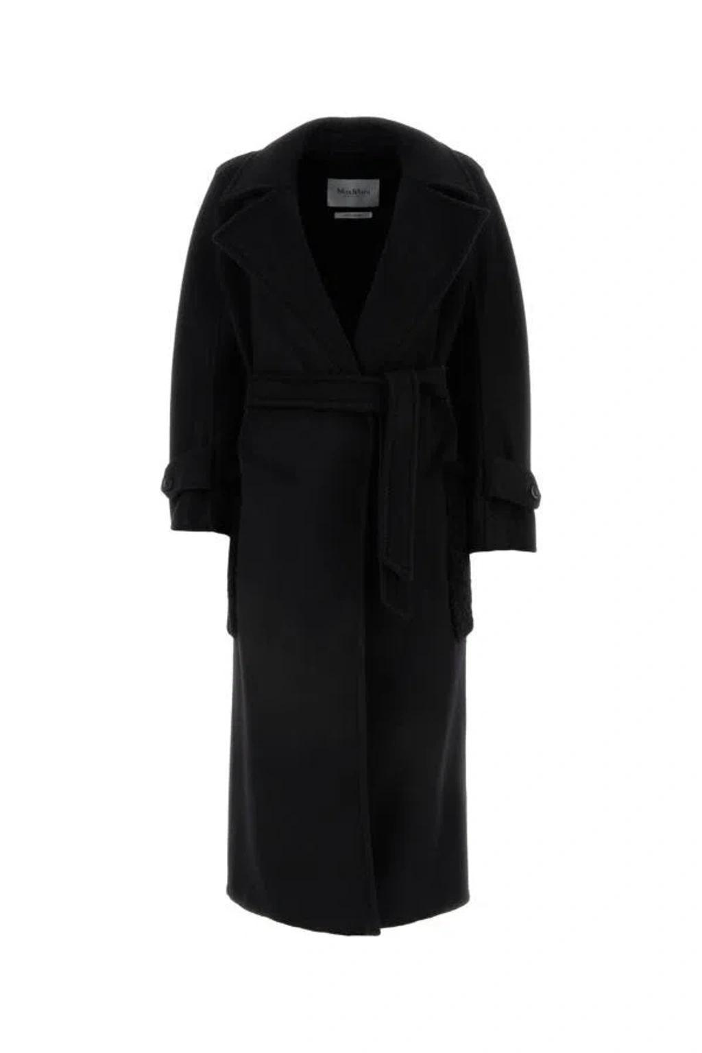 MAX MARA Woman Black Cashmere Magia Coat Product Image