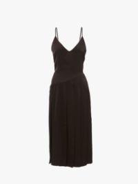 RIBBON PANEL DRESS in brown | JW Anderson US  Product Image