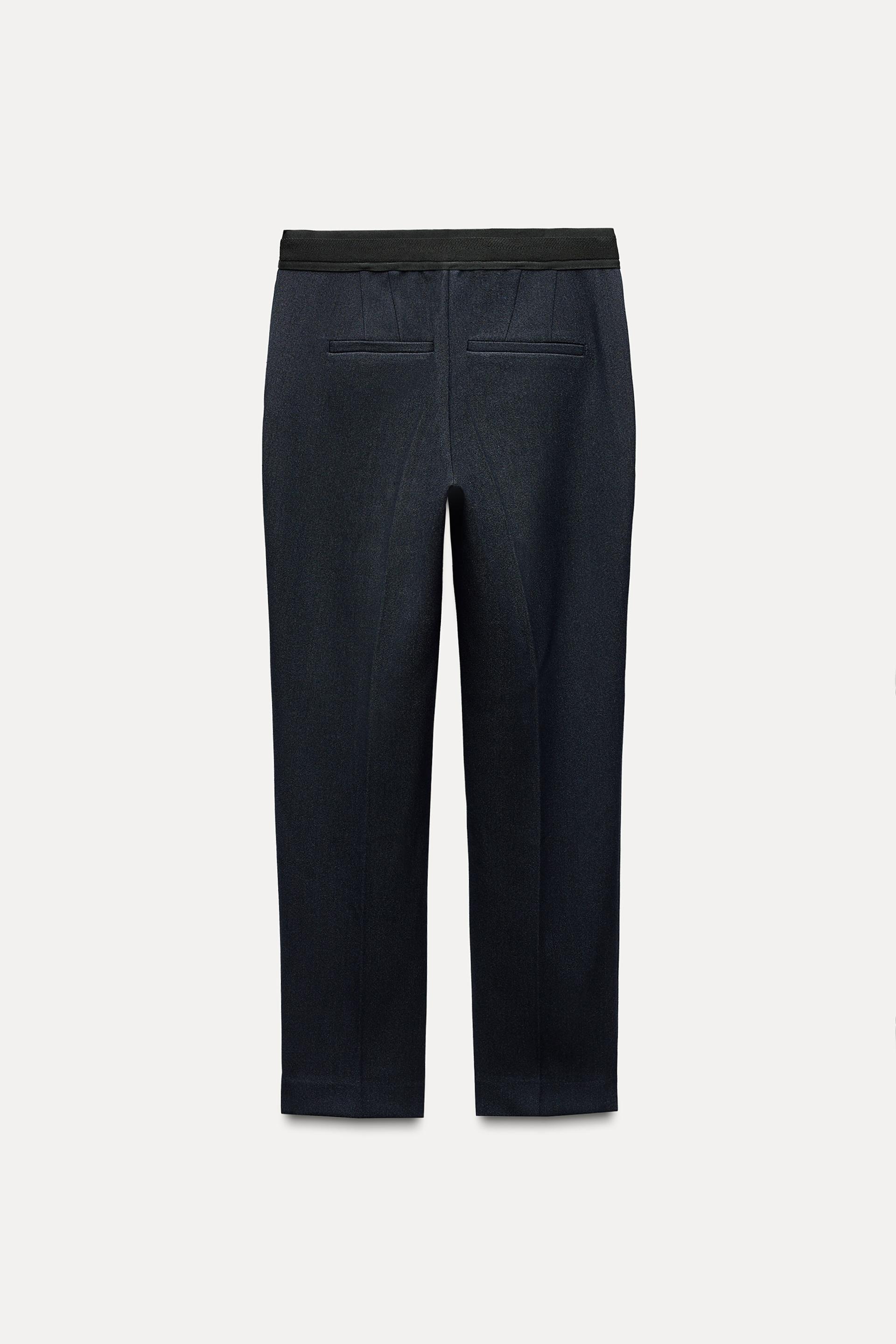 SOFT ANKLE-LENGTH PANTS Product Image