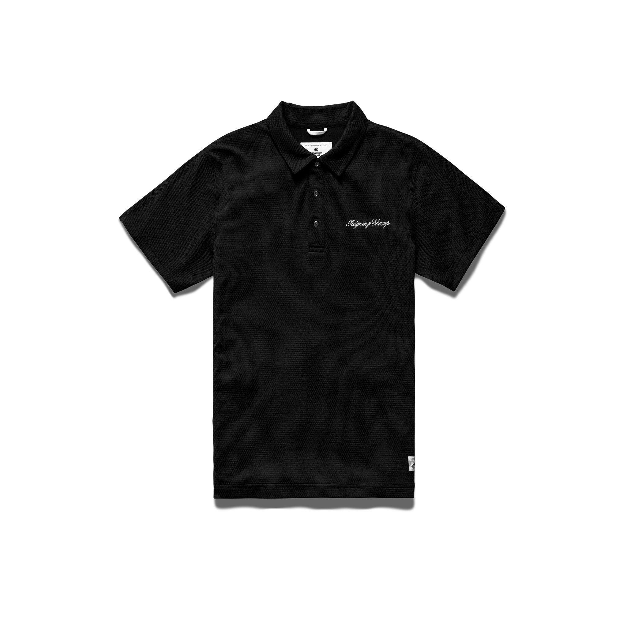 Solotex Mesh Script Polo Male Product Image